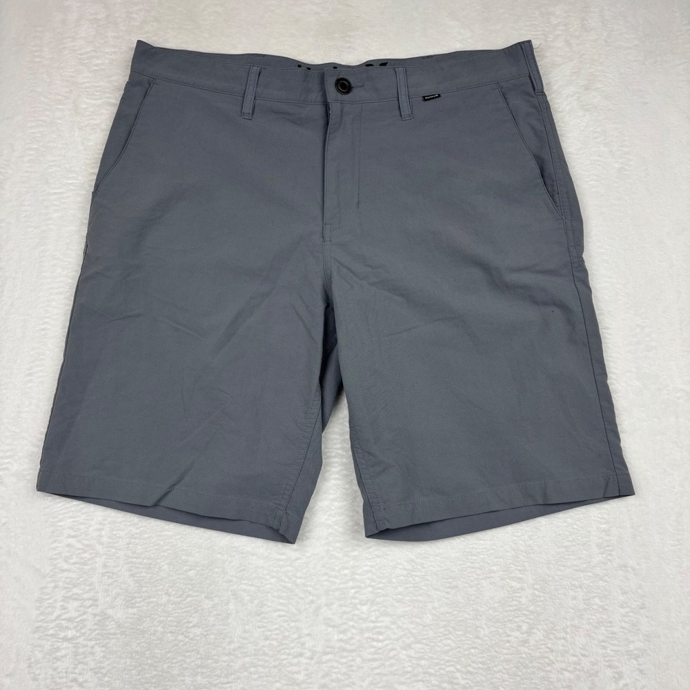Hurley Mens Dri-FIT Hybrid Shorts Grey Size 34 Walkshorts Nike Technology CA6-22